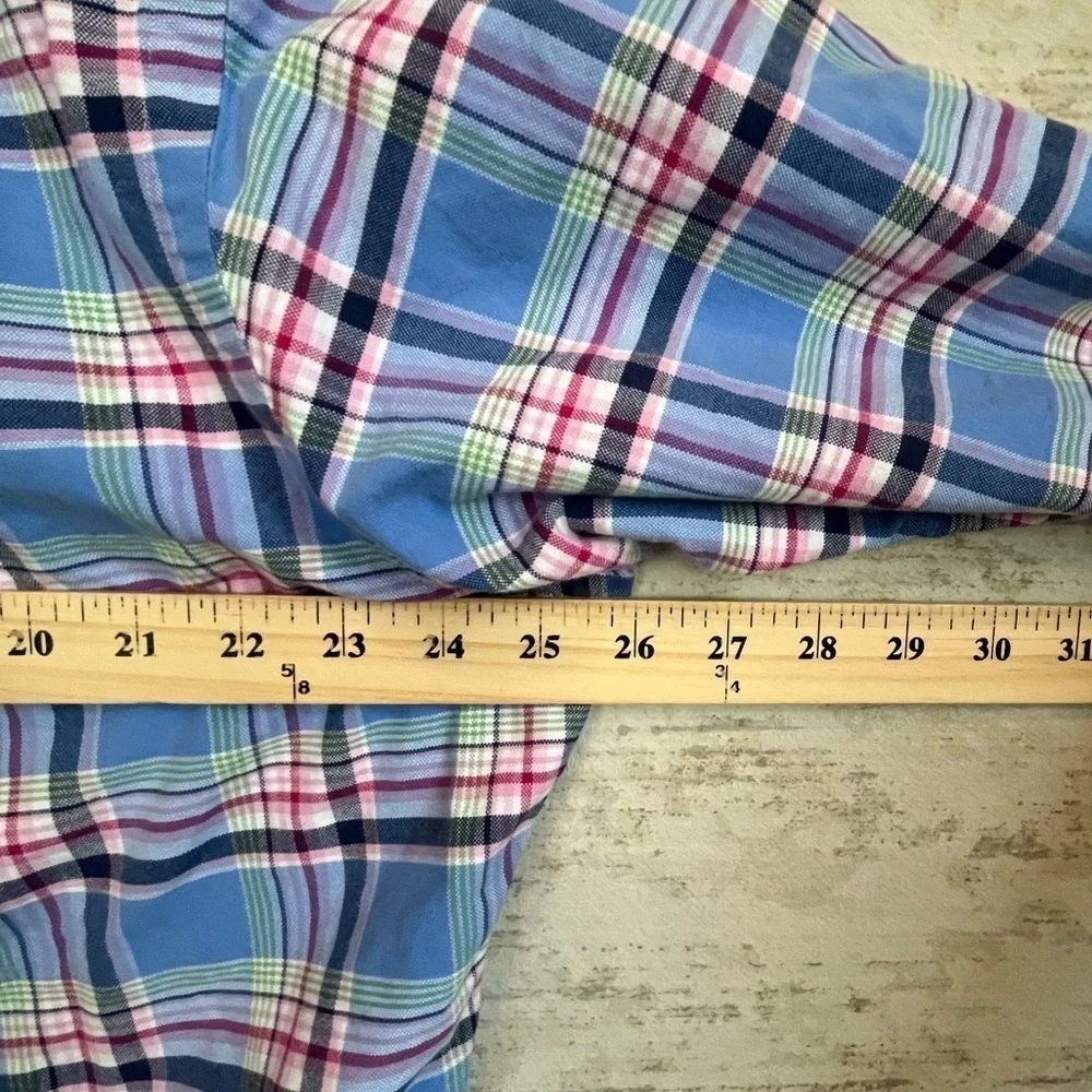 Ralph Lauren Mens Plaid Button Down Shirt Sz L Classic Fit Pastel Easter Summer - Picture 15 of 15